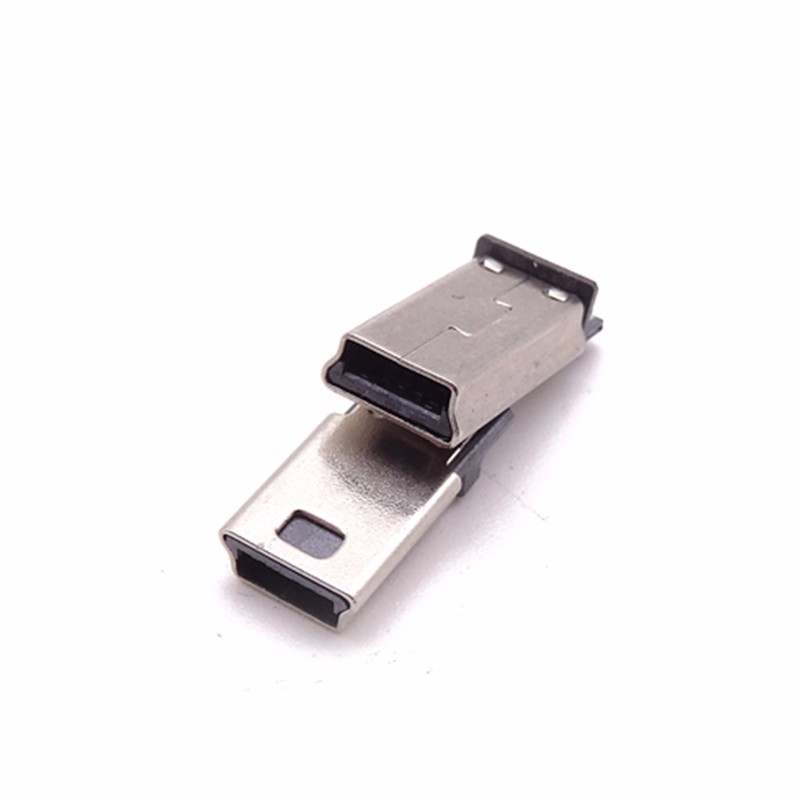 MINI USB 5P公頭 短體長體 焊線式 前五后五前五后四公頭