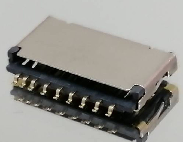T-FLASH 9 PIN SIMPLE SWITCH 側間偵測 H=1. 7 11.25+6+1. 7
