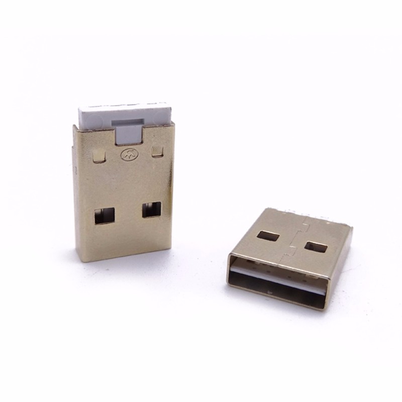 USB 2.0公頭 雙面插正反插兩面插 焊線式公頭 外殼鍍金