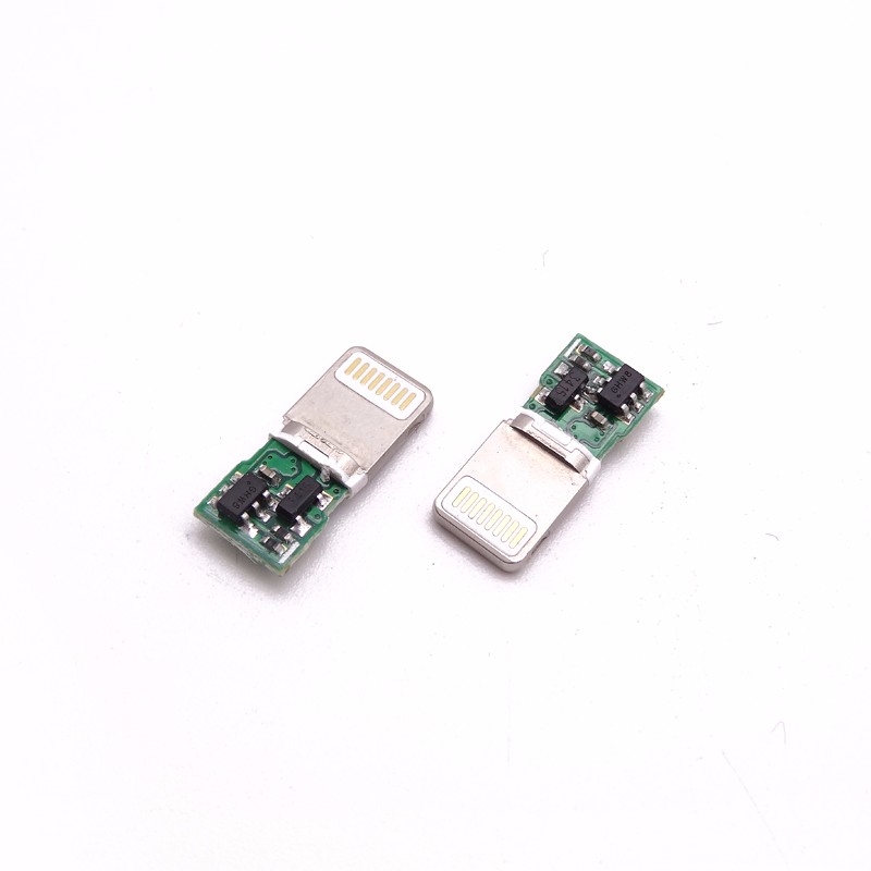 蘋果公頭 插板式iPhone11充電公頭 五個(gè)件帶IC 數(shù)據(jù)板4P