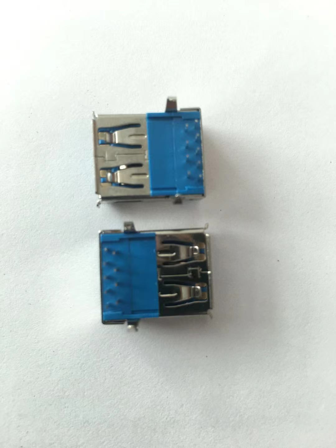 USB 3.0 AF 90度 直邊/卷邊 彎腳 大電流 母座