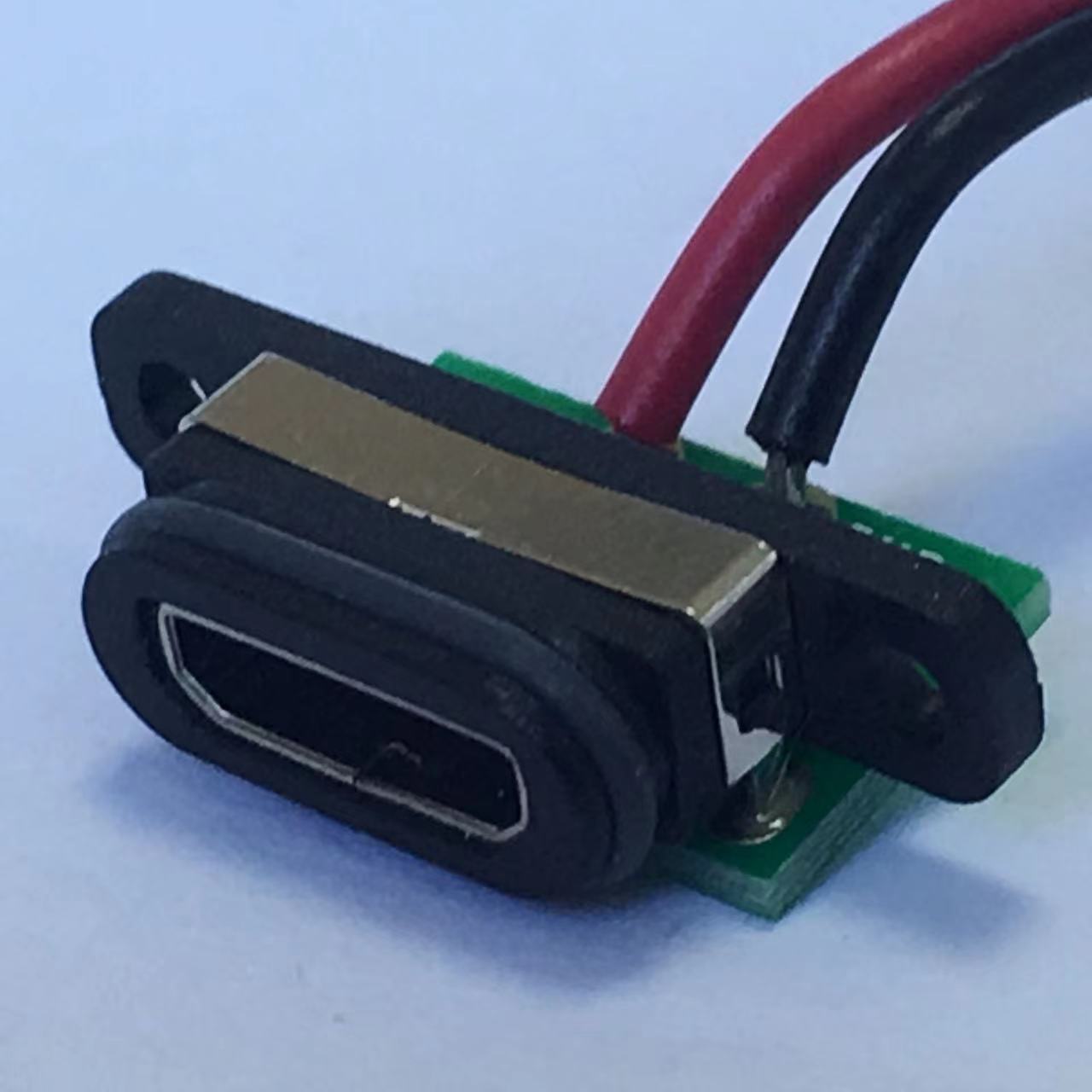 USB MICRO 5P母座 MICRO焊線式 MICRO帶板帶線母座 MICRO防水母座